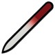 Plain Red color glass nail files
