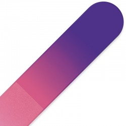 Large glass nail file two colors